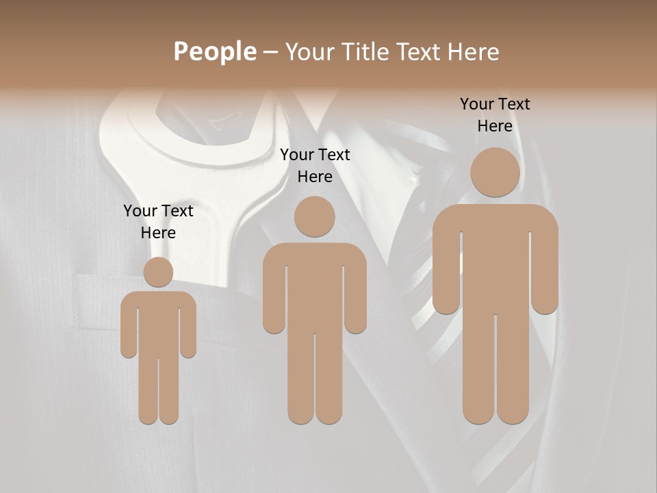 Support Gray Individual PowerPoint Template