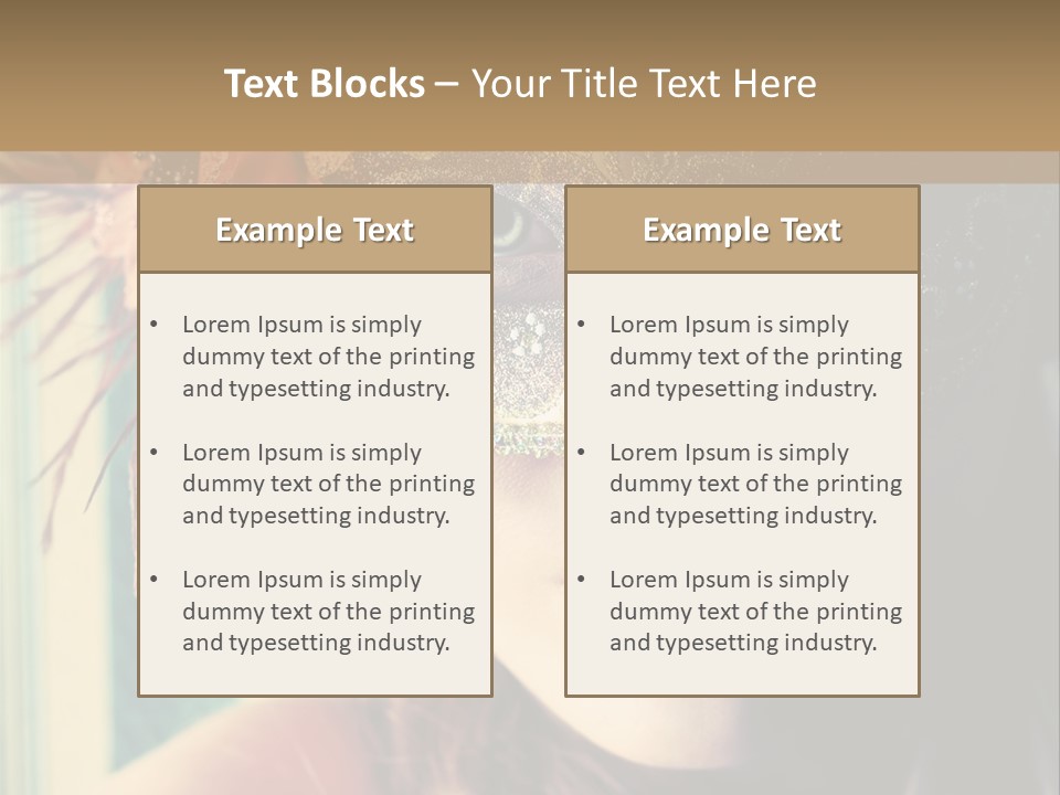 Styled Classic Indoor PowerPoint Template