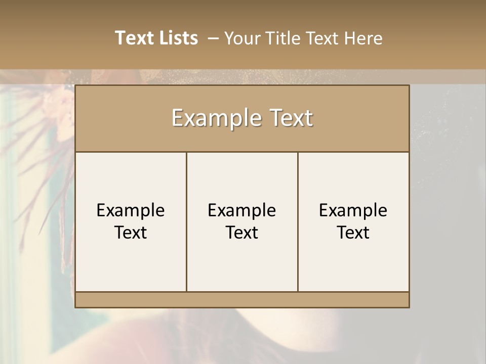 Styled Classic Indoor PowerPoint Template