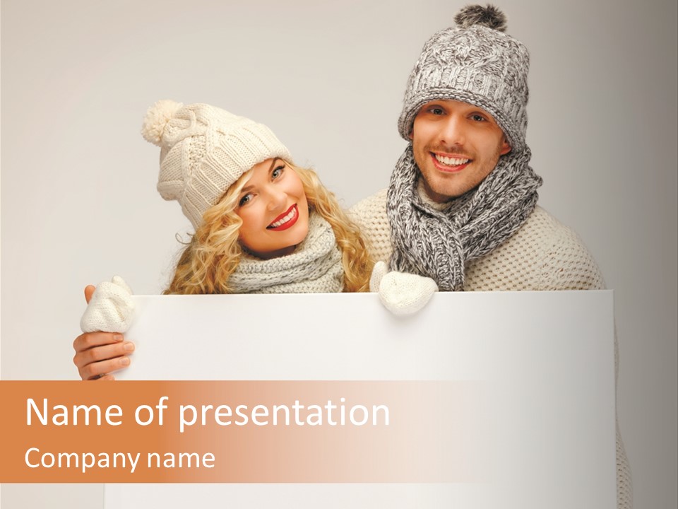 Friendly Happy Billboard PowerPoint Template