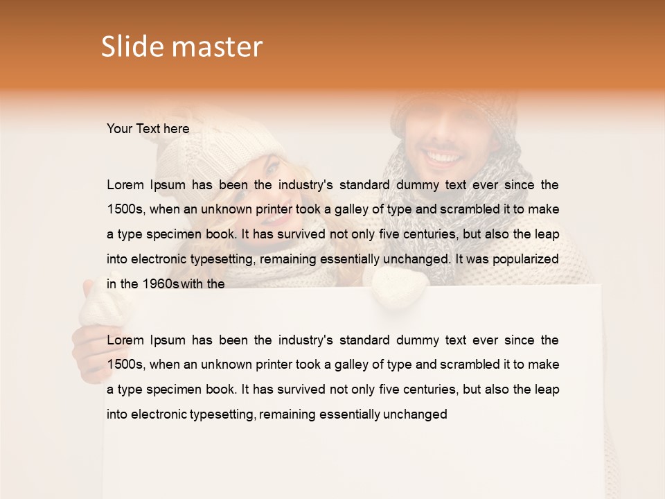 Friendly Happy Billboard PowerPoint Template