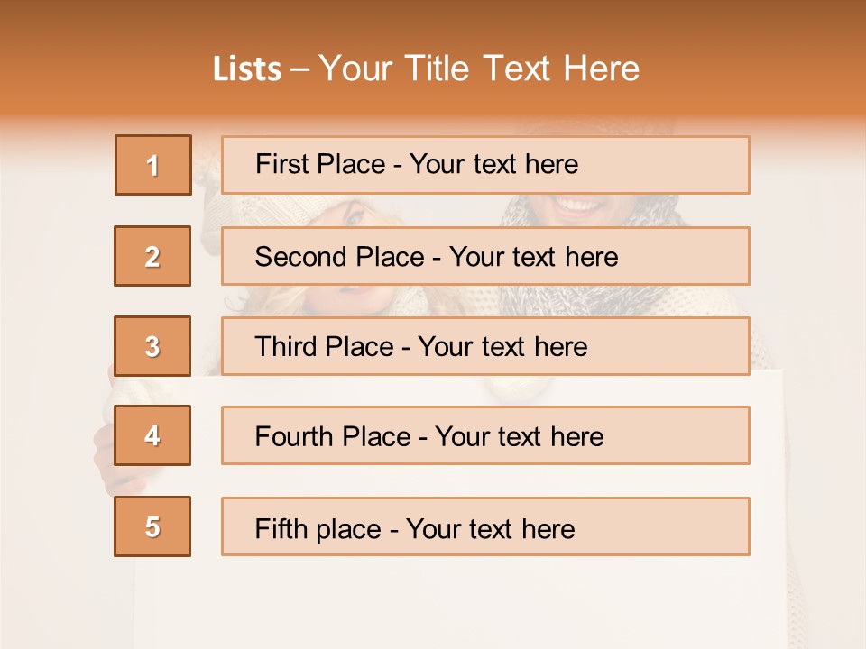 Friendly Happy Billboard PowerPoint Template