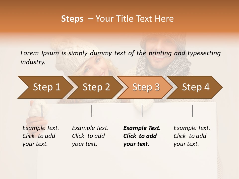 Friendly Happy Billboard PowerPoint Template