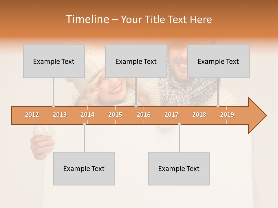 Friendly Happy Billboard PowerPoint Template