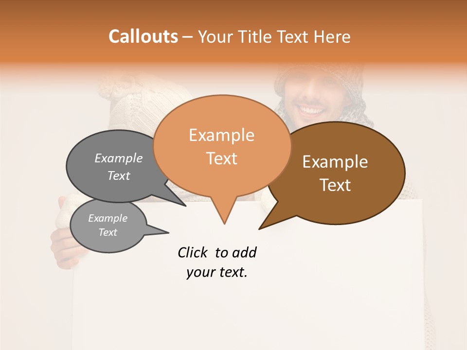 Friendly Happy Billboard PowerPoint Template