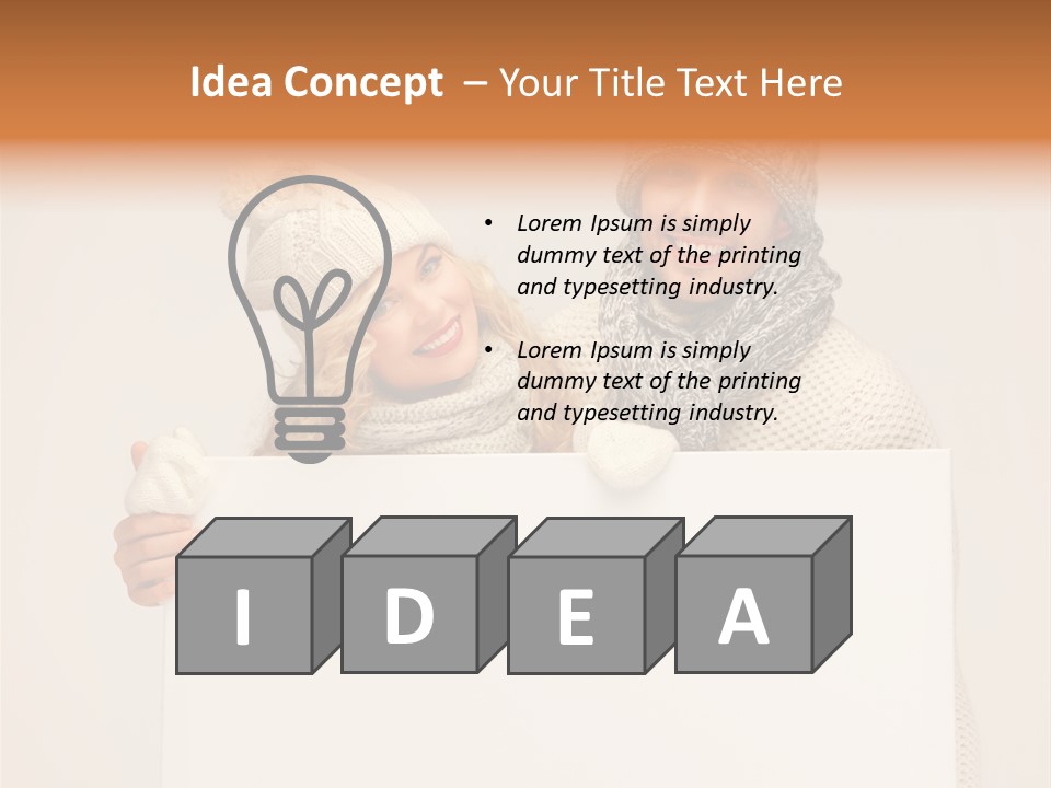 Friendly Happy Billboard PowerPoint Template