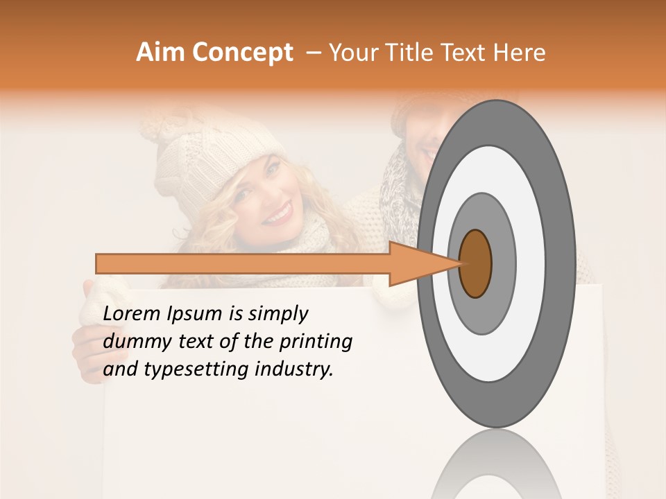 Friendly Happy Billboard PowerPoint Template