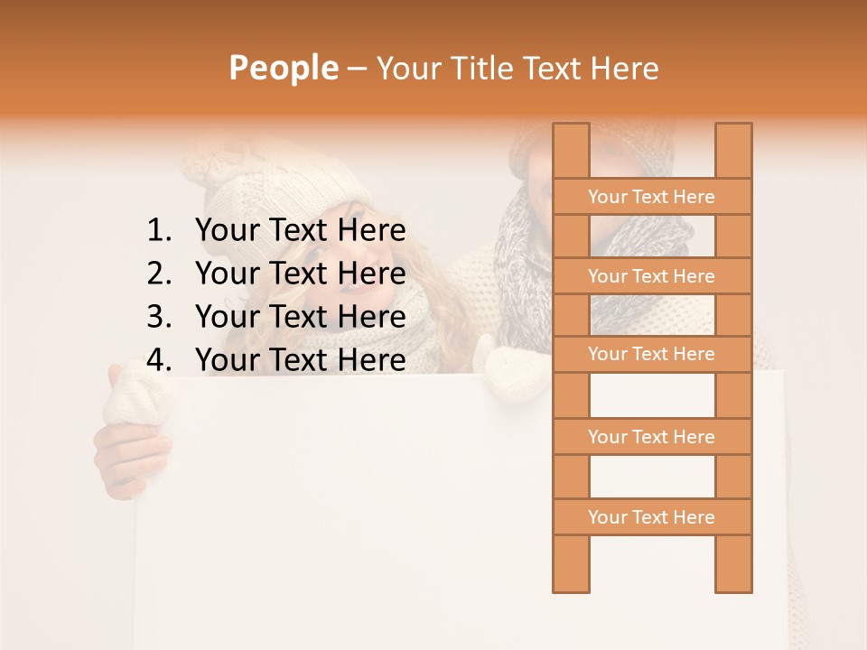 Friendly Happy Billboard PowerPoint Template