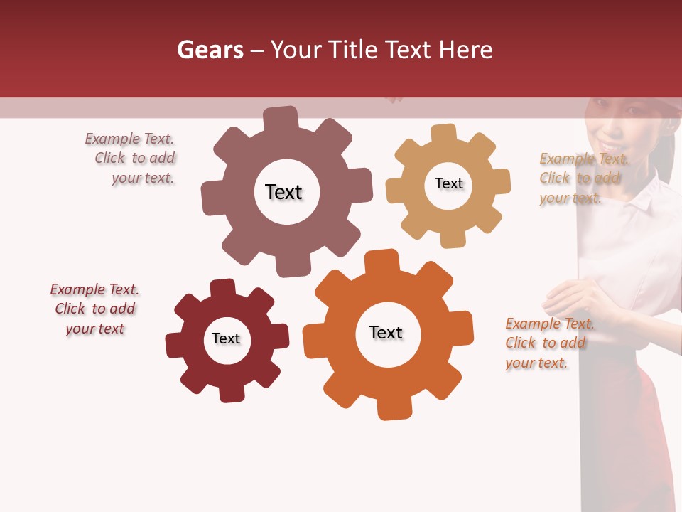 Food Uniform Happy PowerPoint Template