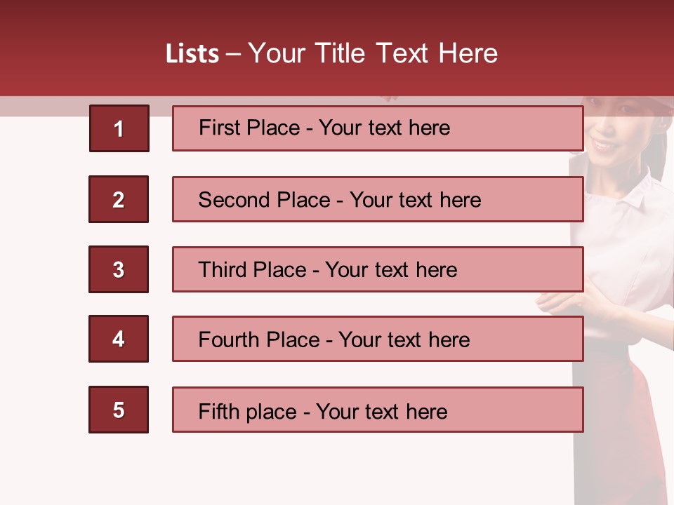 Food Uniform Happy PowerPoint Template