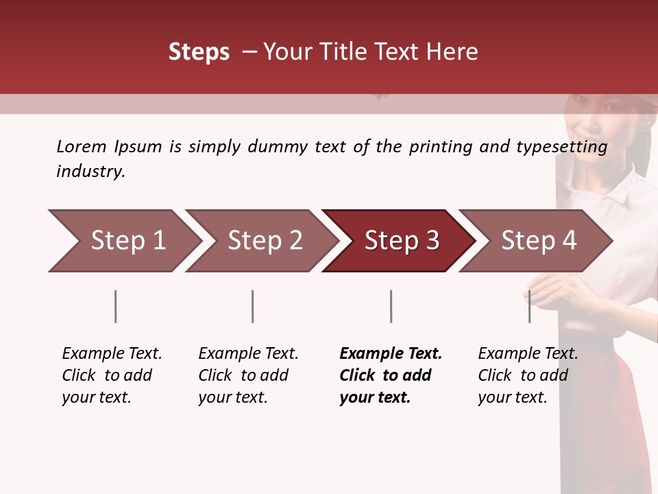 Food Uniform Happy PowerPoint Template
