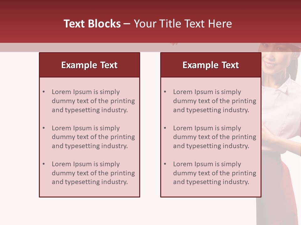 Food Uniform Happy PowerPoint Template
