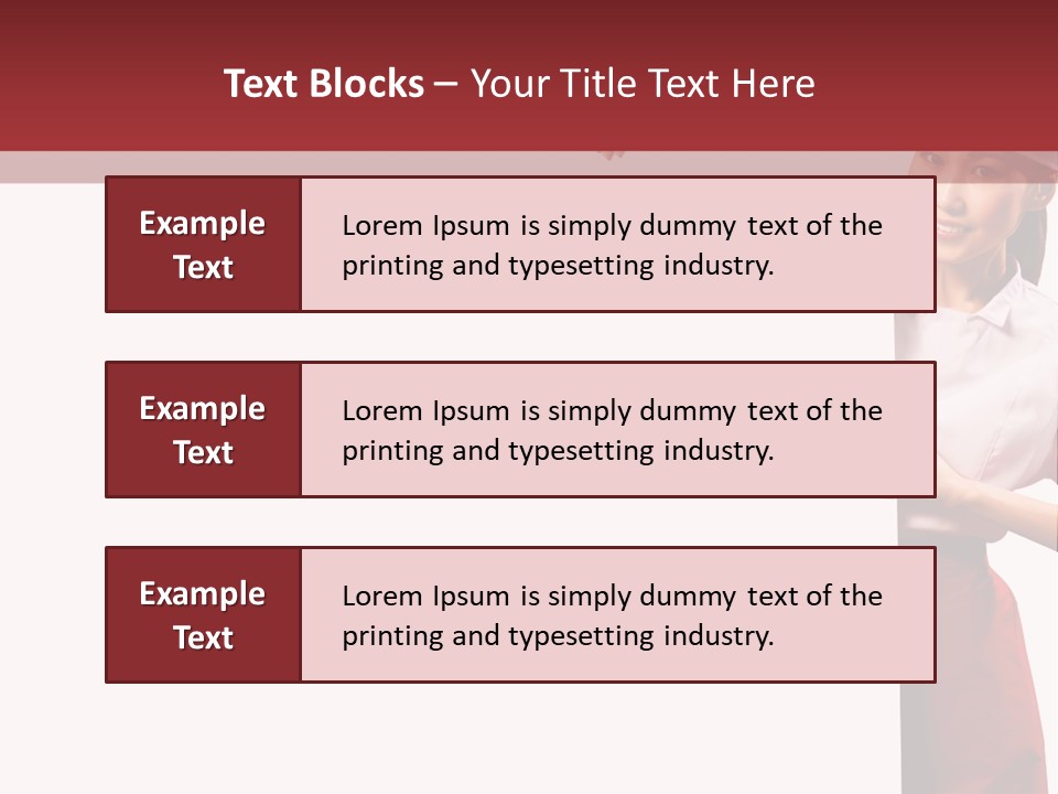 Food Uniform Happy PowerPoint Template