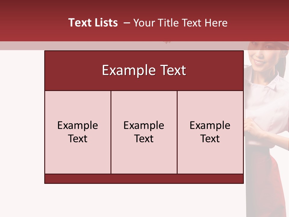 Food Uniform Happy PowerPoint Template