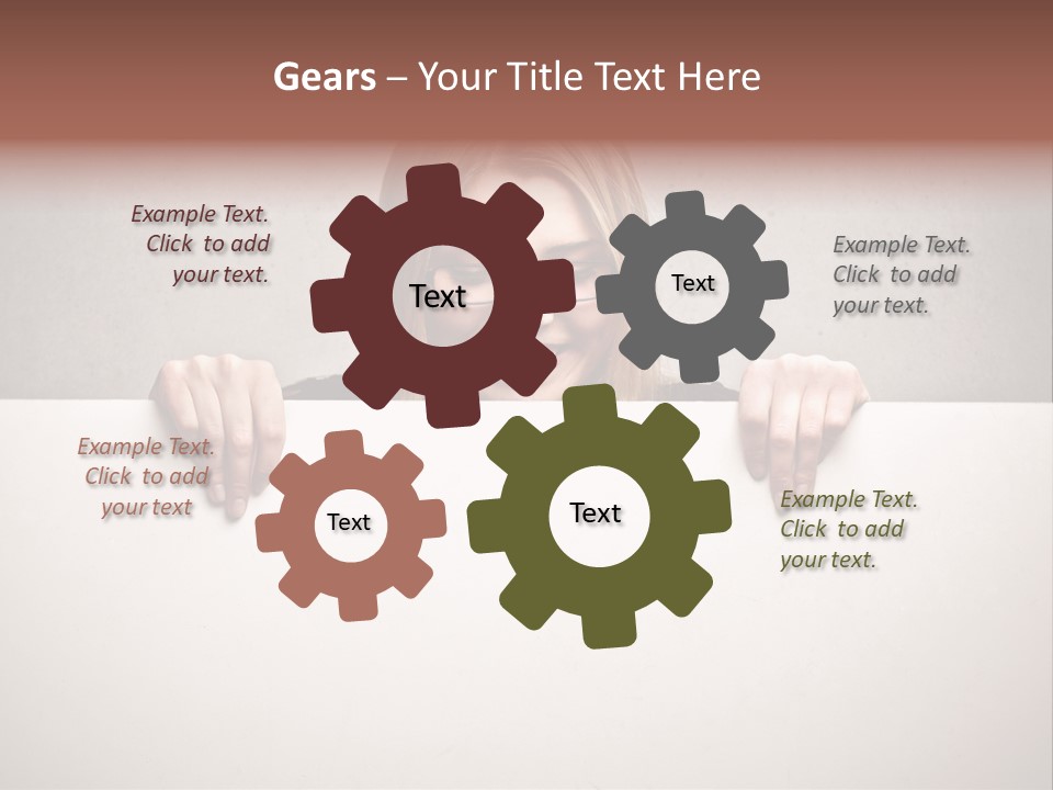 Success Wall Crack PowerPoint Template