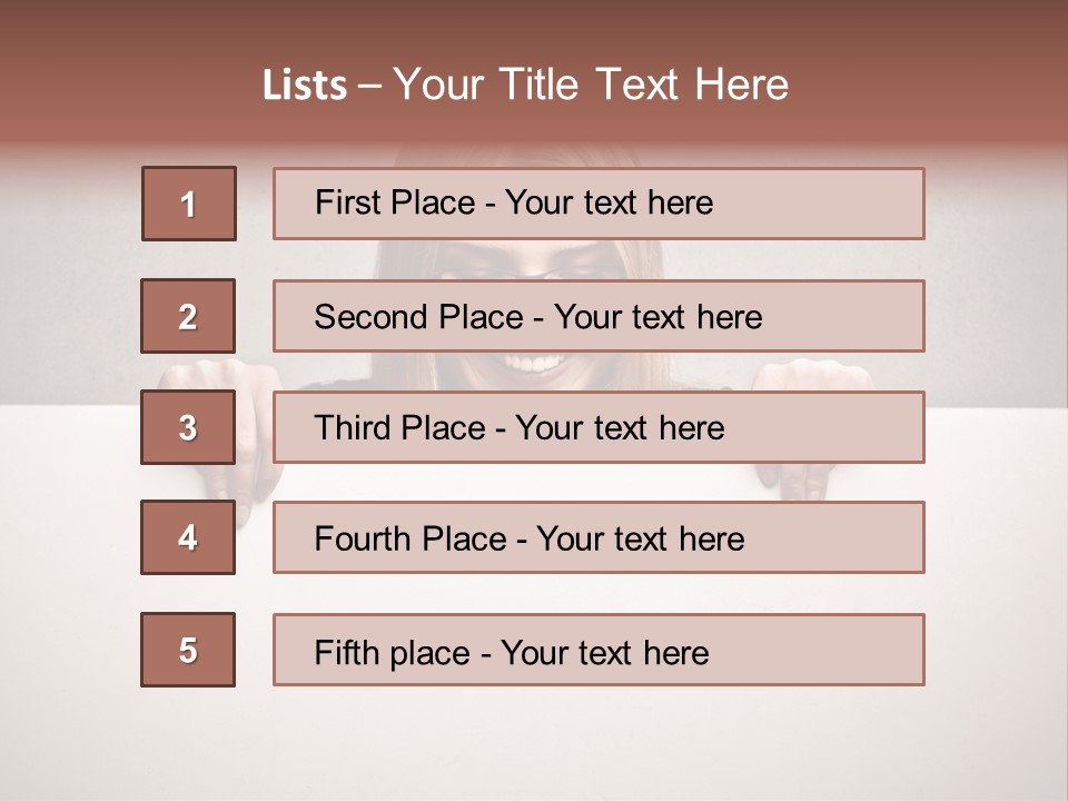 Success Wall Crack PowerPoint Template