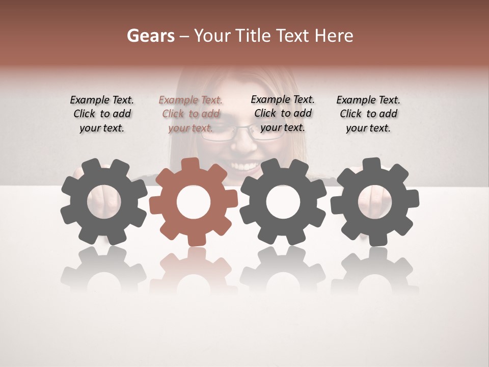Success Wall Crack PowerPoint Template