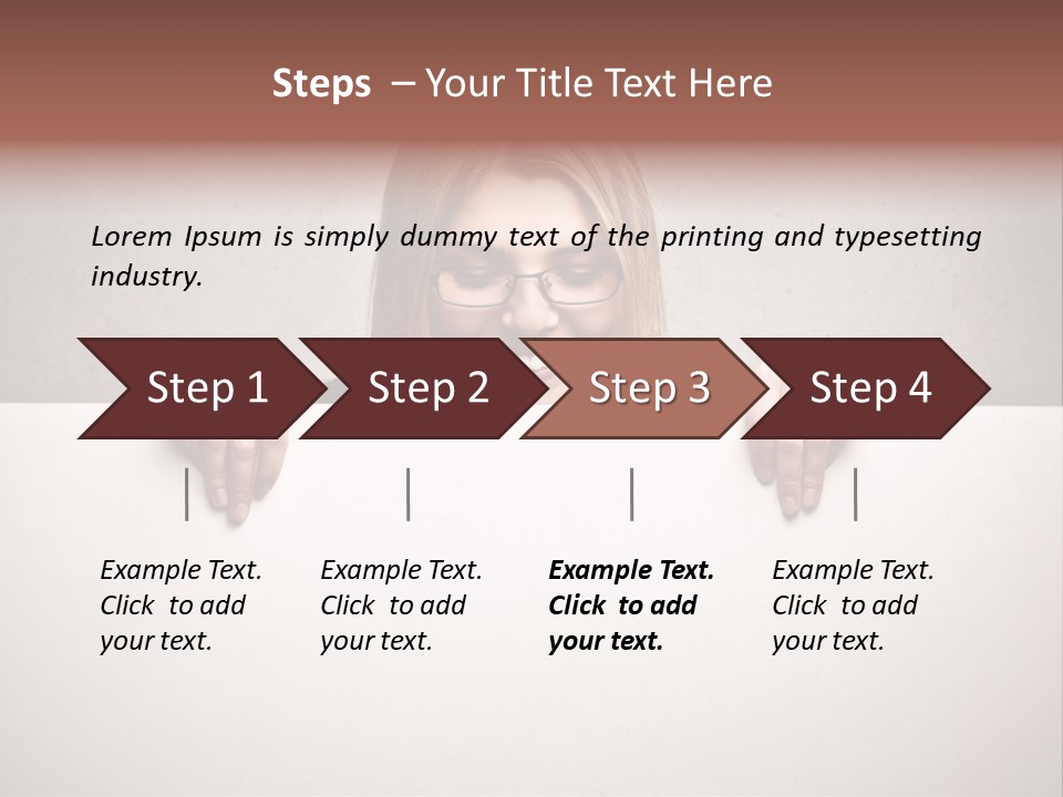 Success Wall Crack PowerPoint Template