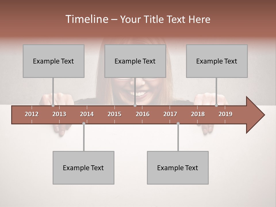 Success Wall Crack PowerPoint Template