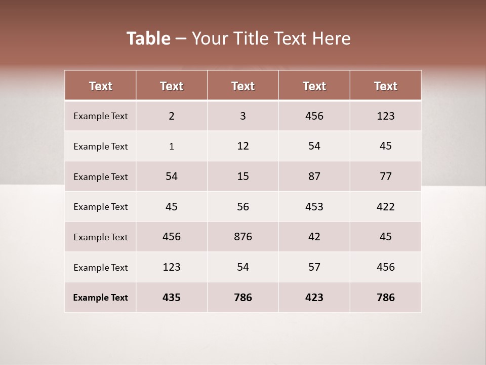 Success Wall Crack PowerPoint Template