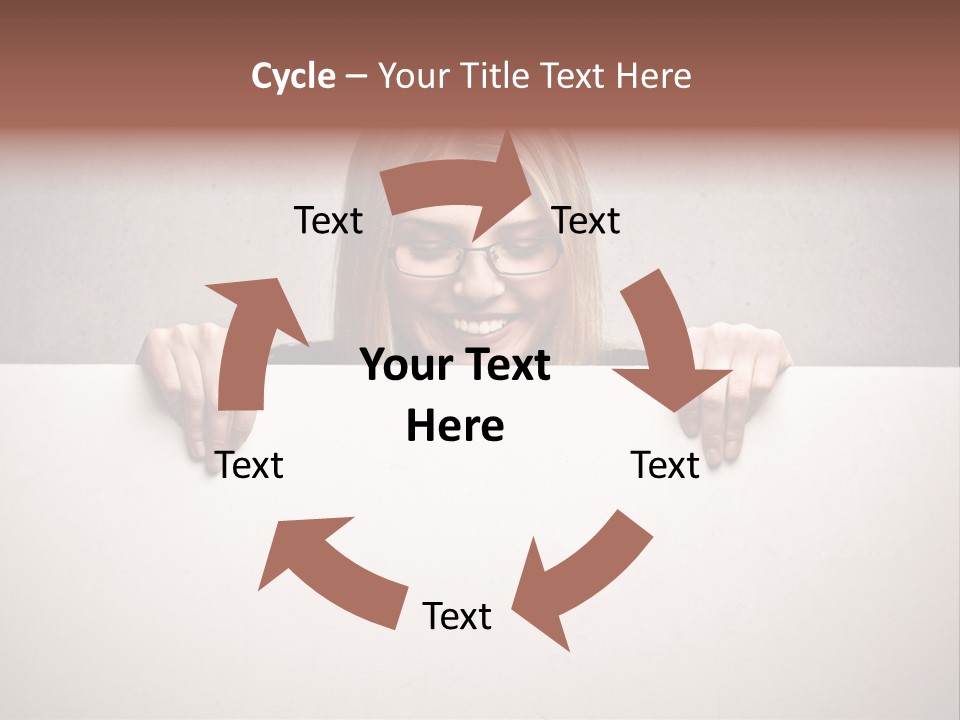 Success Wall Crack PowerPoint Template