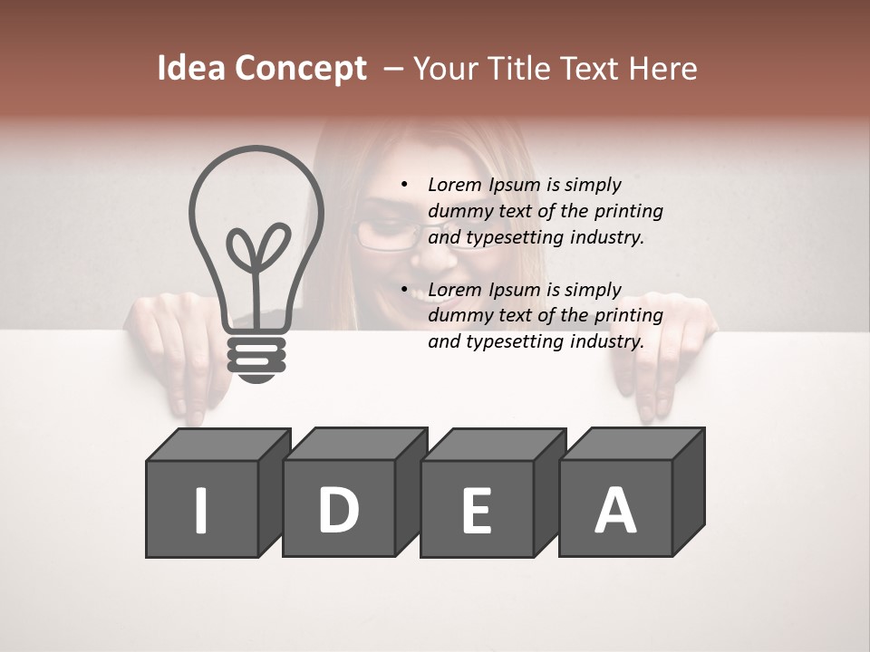 Success Wall Crack PowerPoint Template