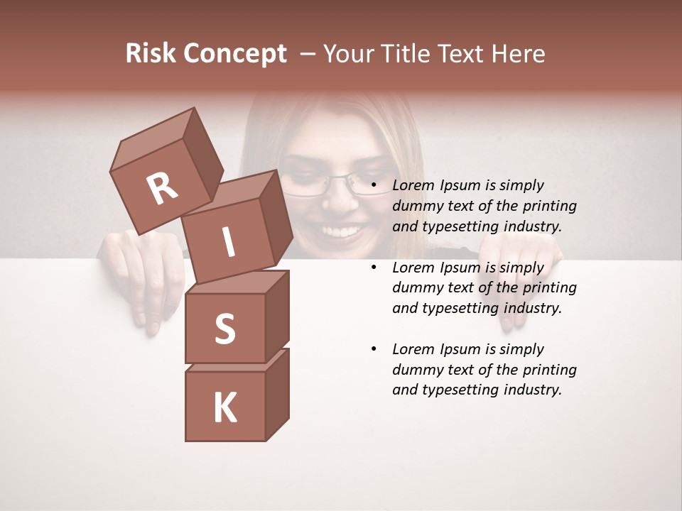 Success Wall Crack PowerPoint Template