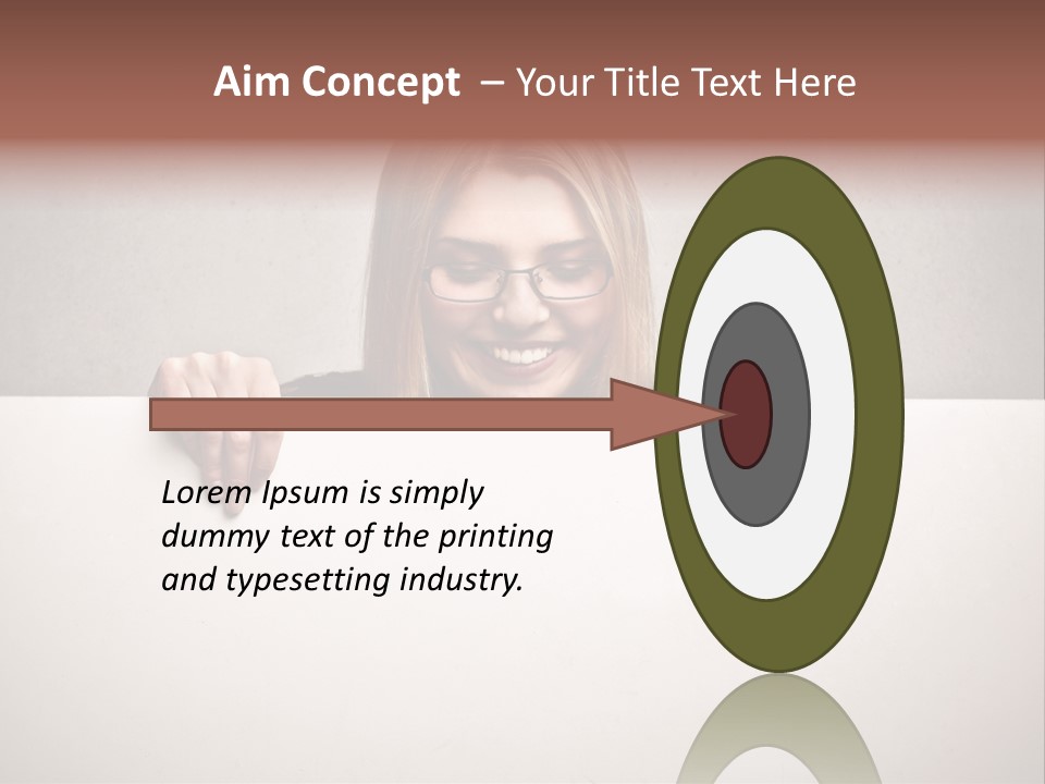 Success Wall Crack PowerPoint Template