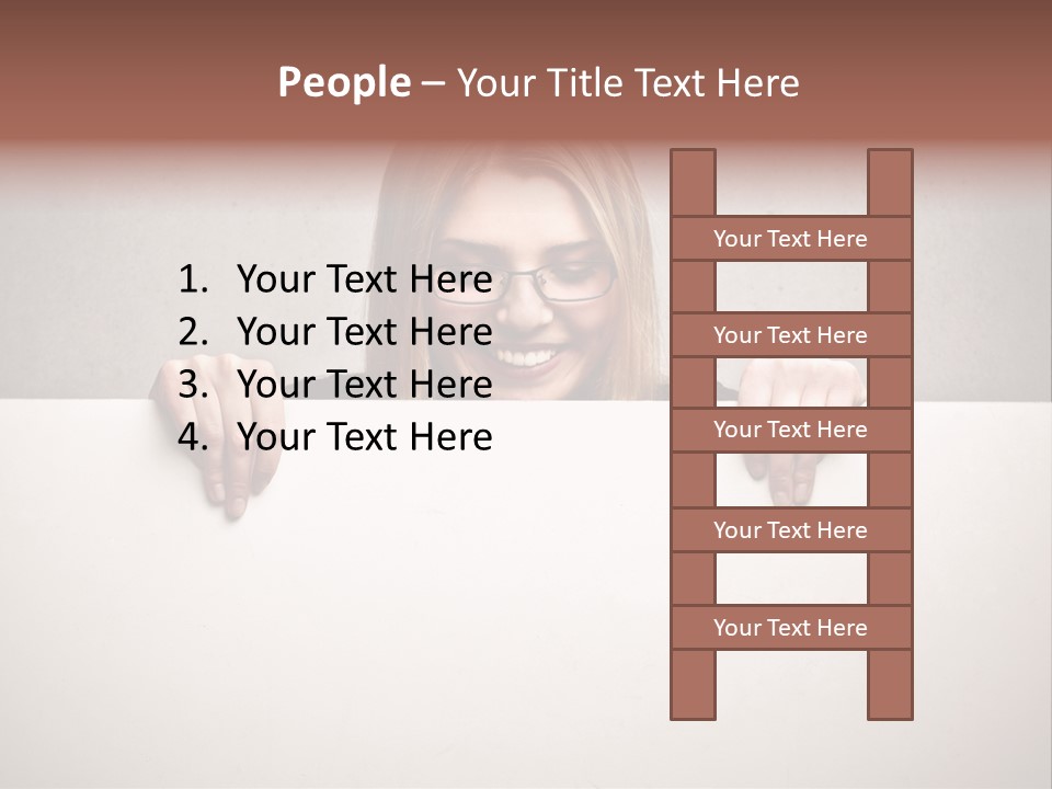 Success Wall Crack PowerPoint Template