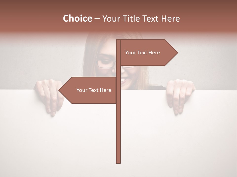 Success Wall Crack PowerPoint Template