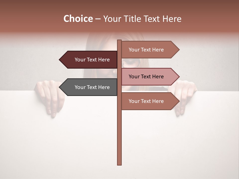 Success Wall Crack PowerPoint Template