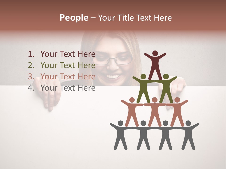 Success Wall Crack PowerPoint Template