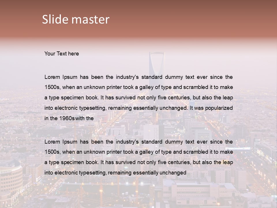 Ksa King Power PowerPoint Template