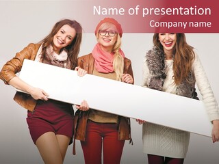 Empty Isolated Advertising PowerPoint Template