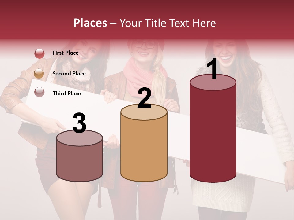 Empty Isolated Advertising PowerPoint Template