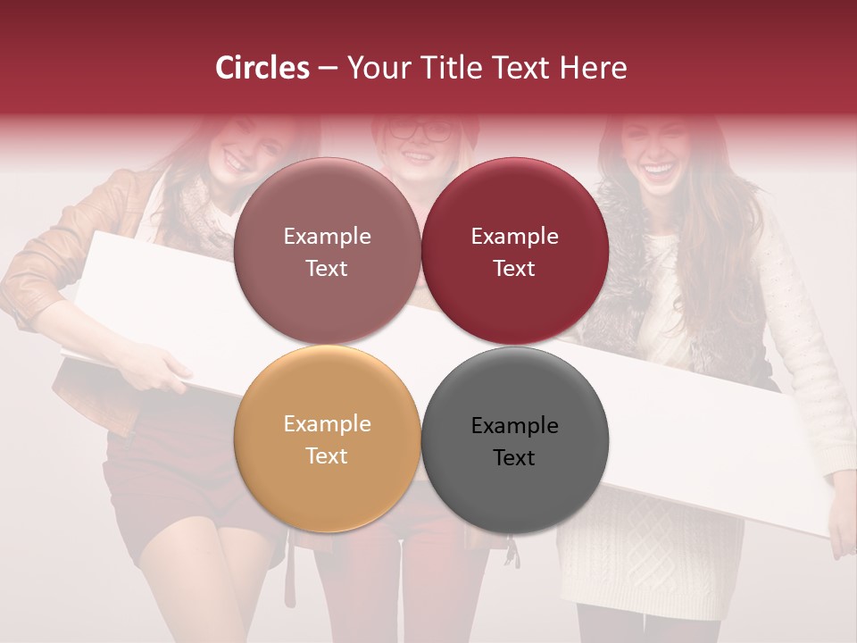 Empty Isolated Advertising PowerPoint Template