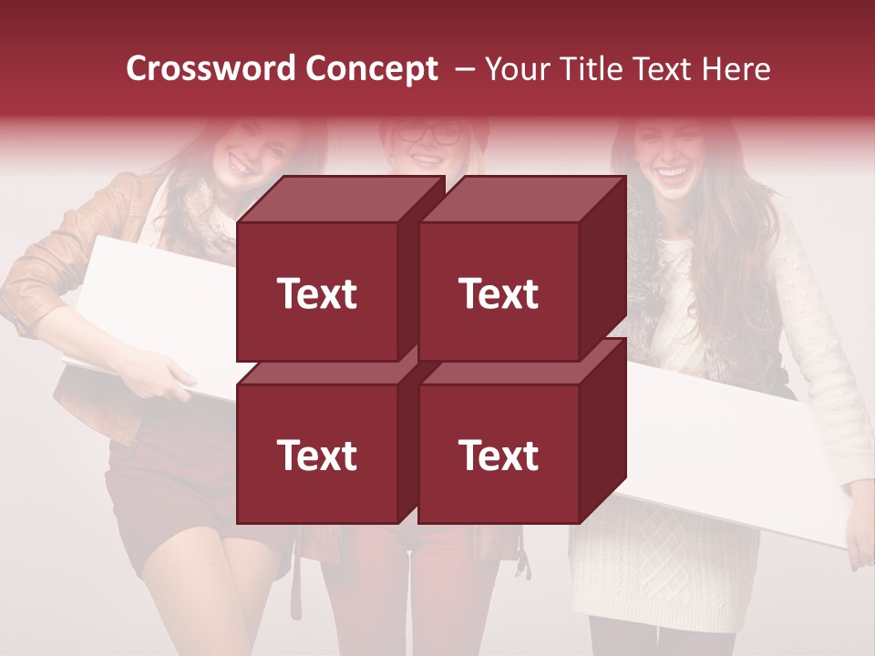 Empty Isolated Advertising PowerPoint Template