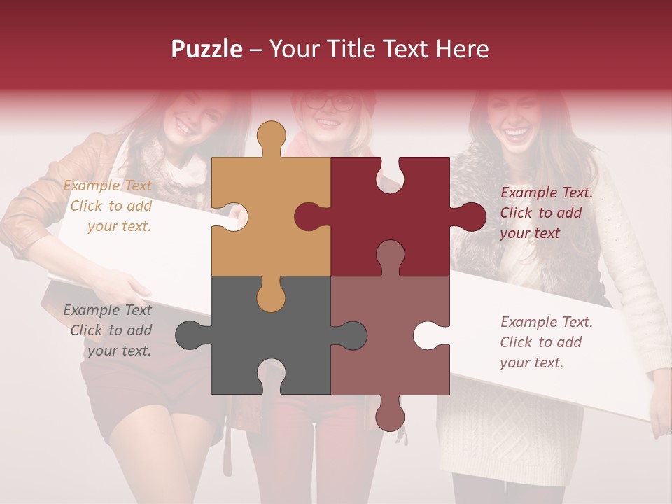 Empty Isolated Advertising PowerPoint Template