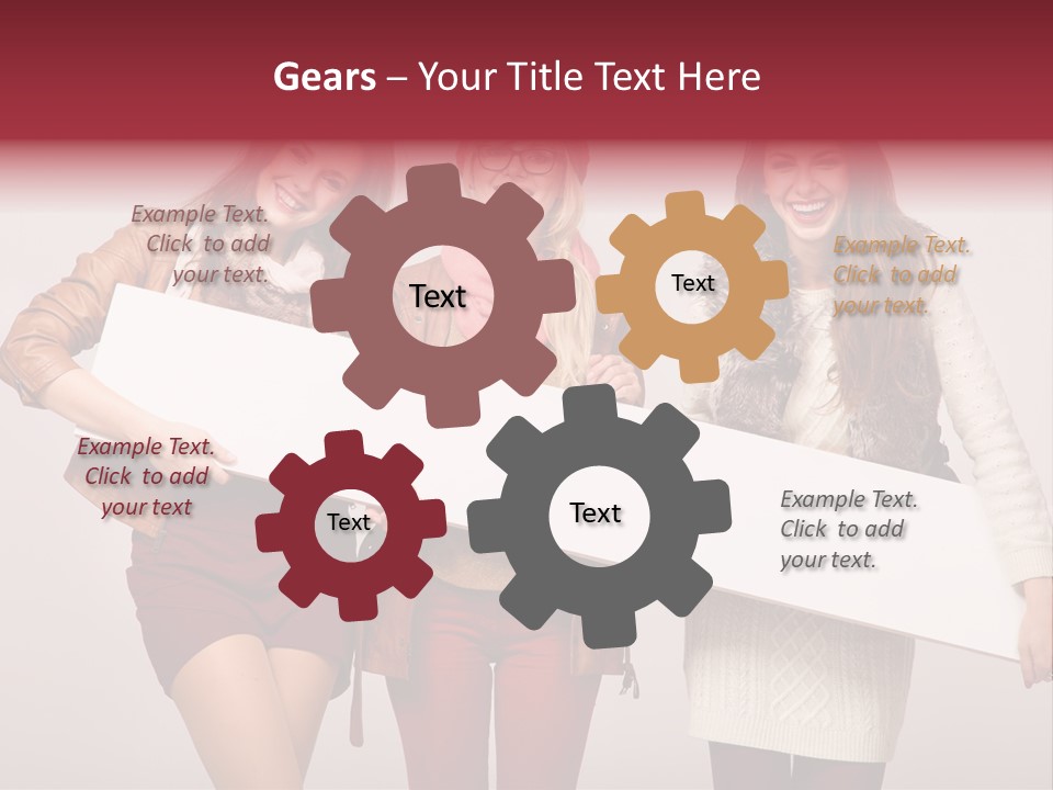 Empty Isolated Advertising PowerPoint Template