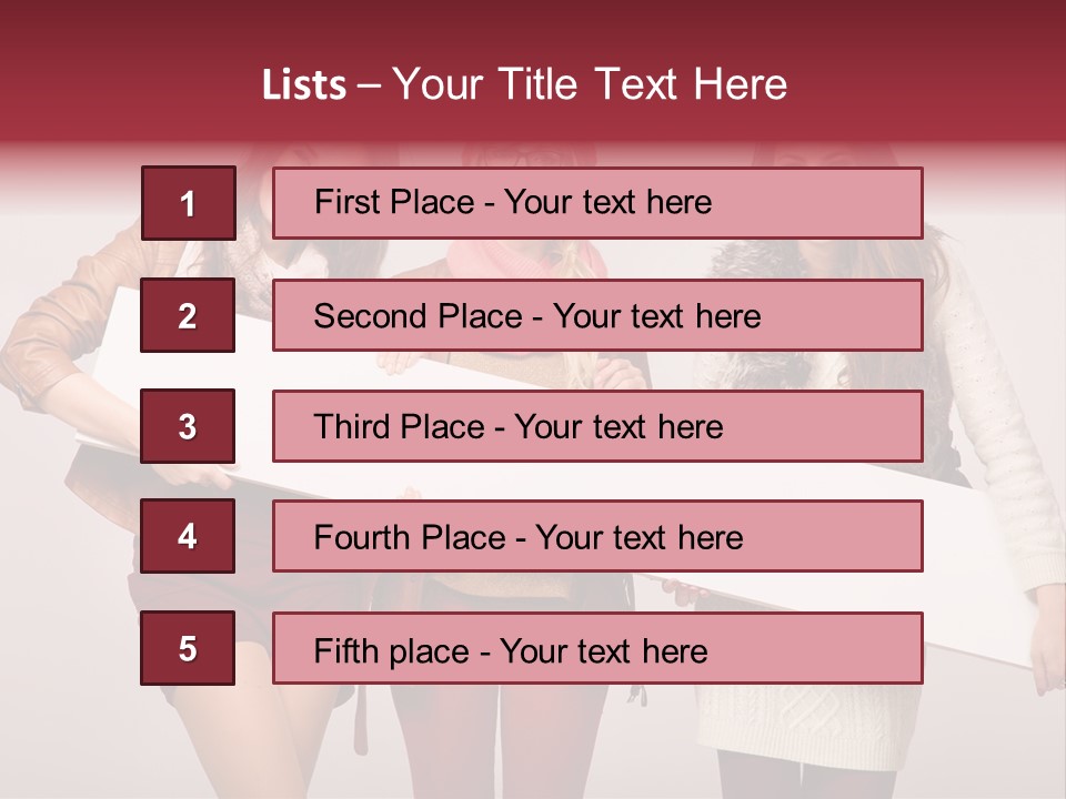 Empty Isolated Advertising PowerPoint Template