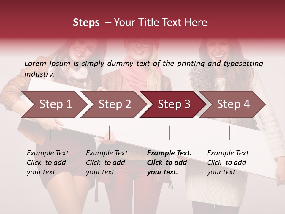 Empty Isolated Advertising PowerPoint Template
