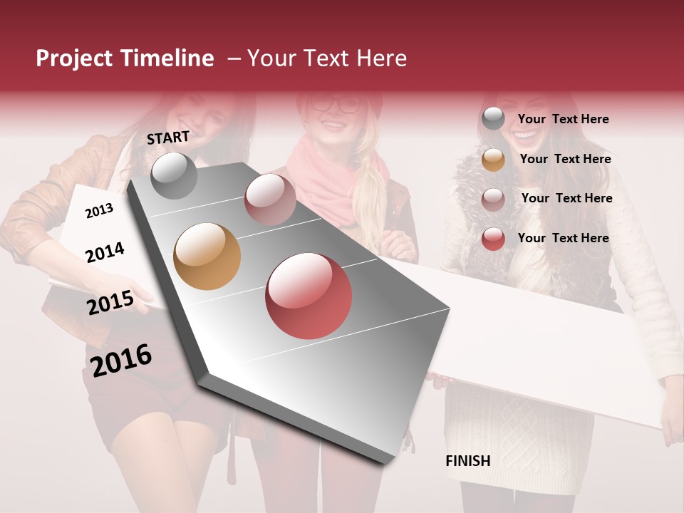 Empty Isolated Advertising PowerPoint Template
