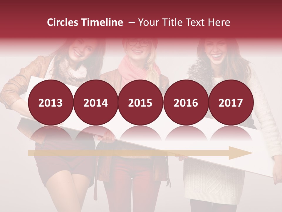 Empty Isolated Advertising PowerPoint Template