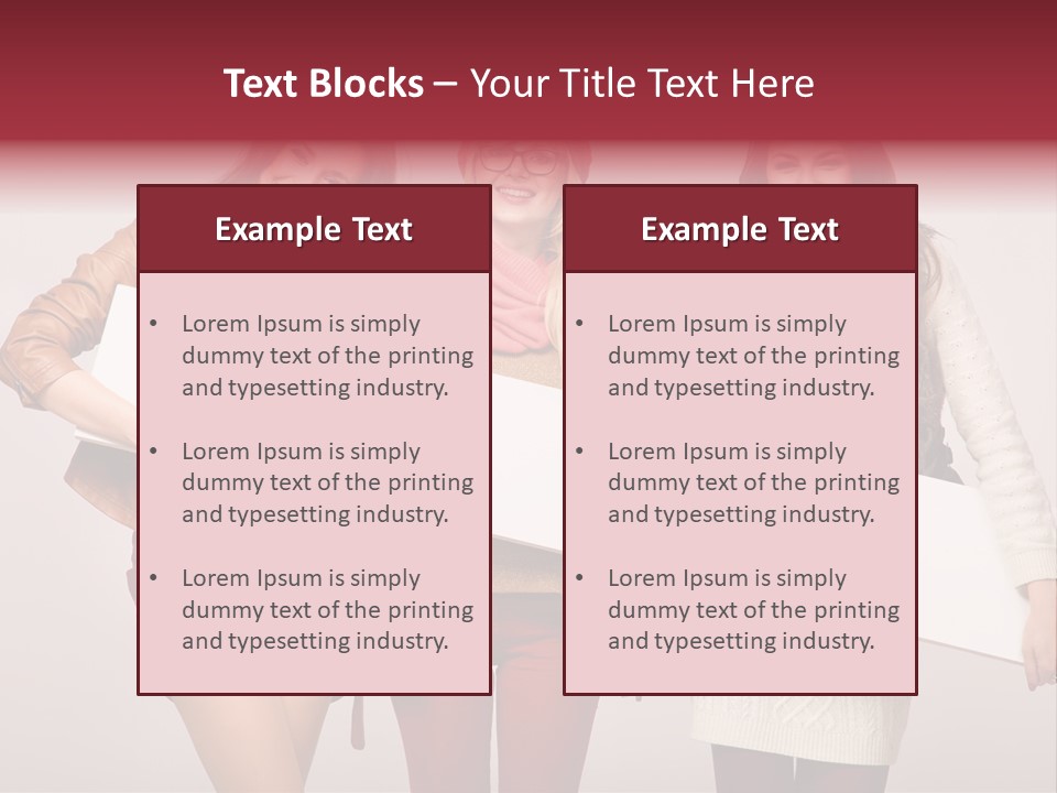 Empty Isolated Advertising PowerPoint Template