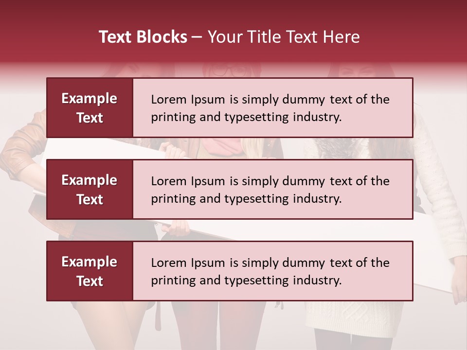 Empty Isolated Advertising PowerPoint Template
