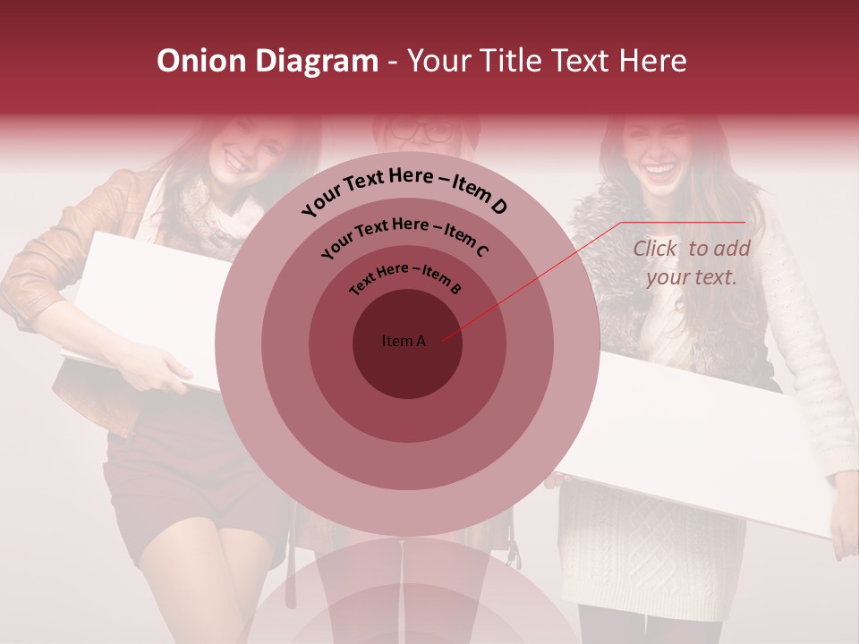 Empty Isolated Advertising PowerPoint Template