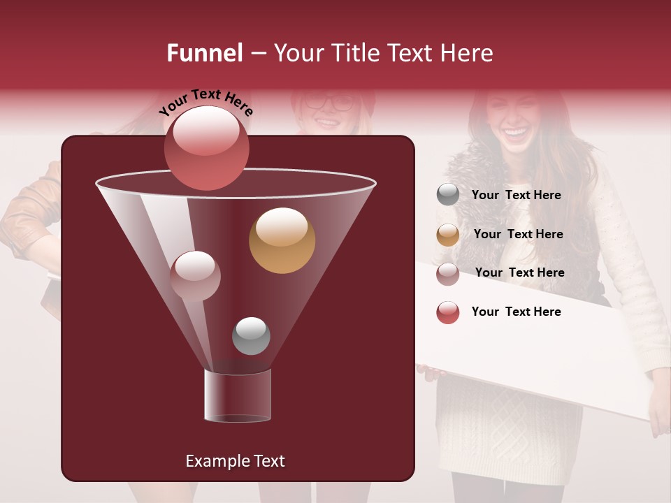Empty Isolated Advertising PowerPoint Template