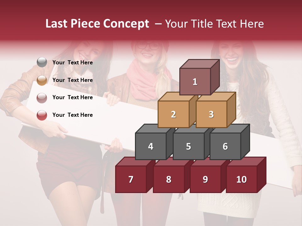 Empty Isolated Advertising PowerPoint Template