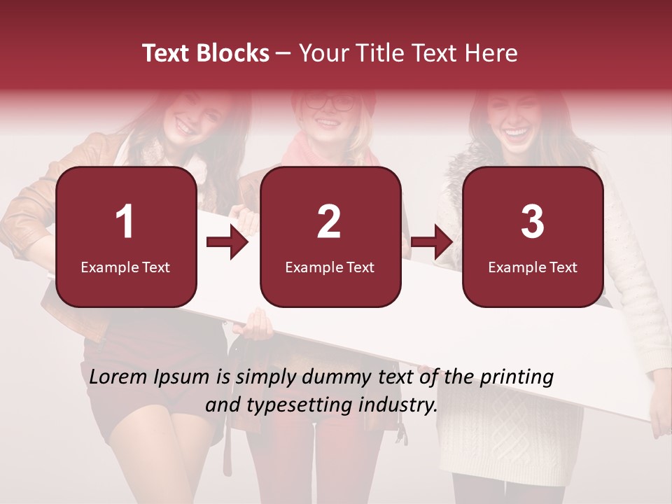 Empty Isolated Advertising PowerPoint Template