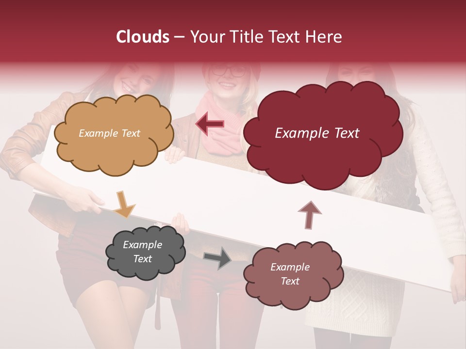 Empty Isolated Advertising PowerPoint Template